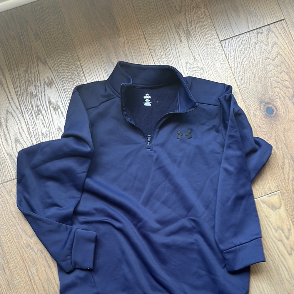 Under Armour Blue Lightweight Quarter-Zip Jacket